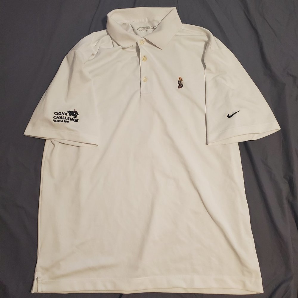 Nike Golf Dri-Fit Polo Shirt Men Large Cigna 2019